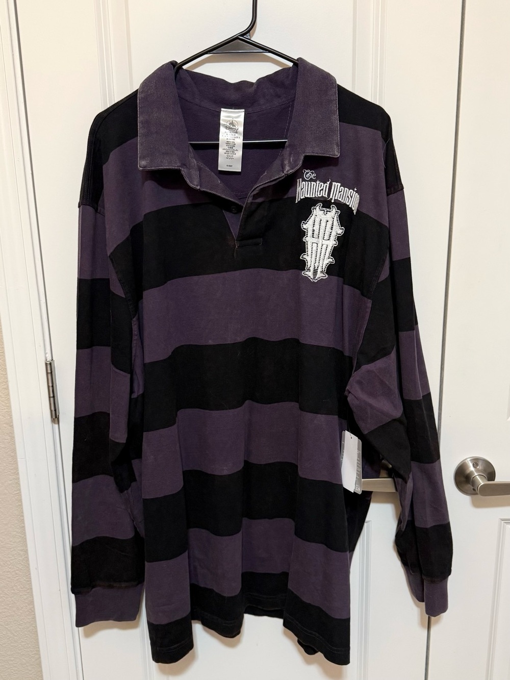 Disney Parks The Haunted Mansion 999 rugby shirt 3X NWT unisex